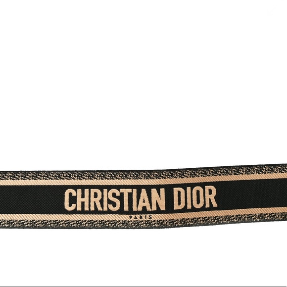 DIOR embroidered canvas belt - Picture 4 of 9